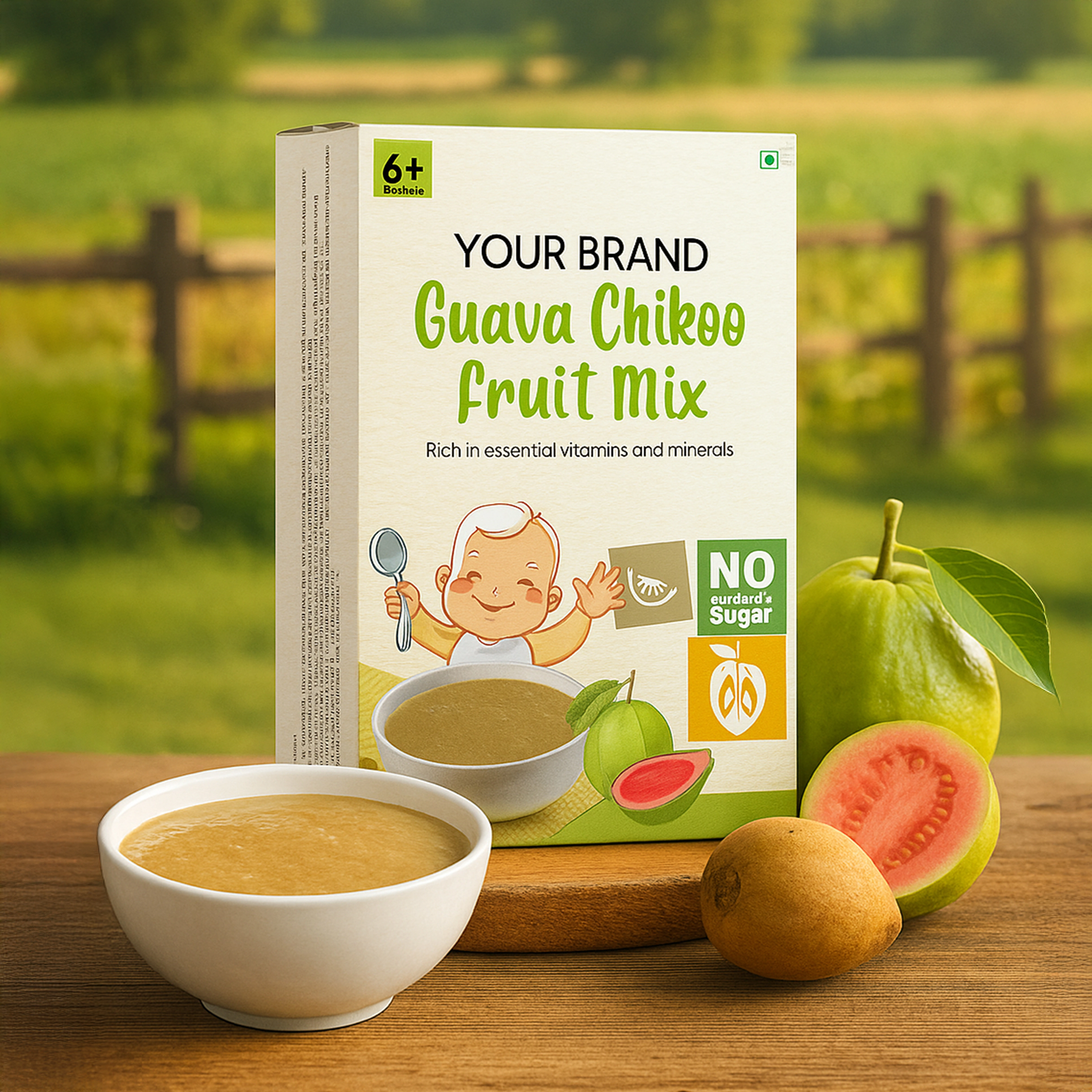 Guava Chikoo Fruit Mix